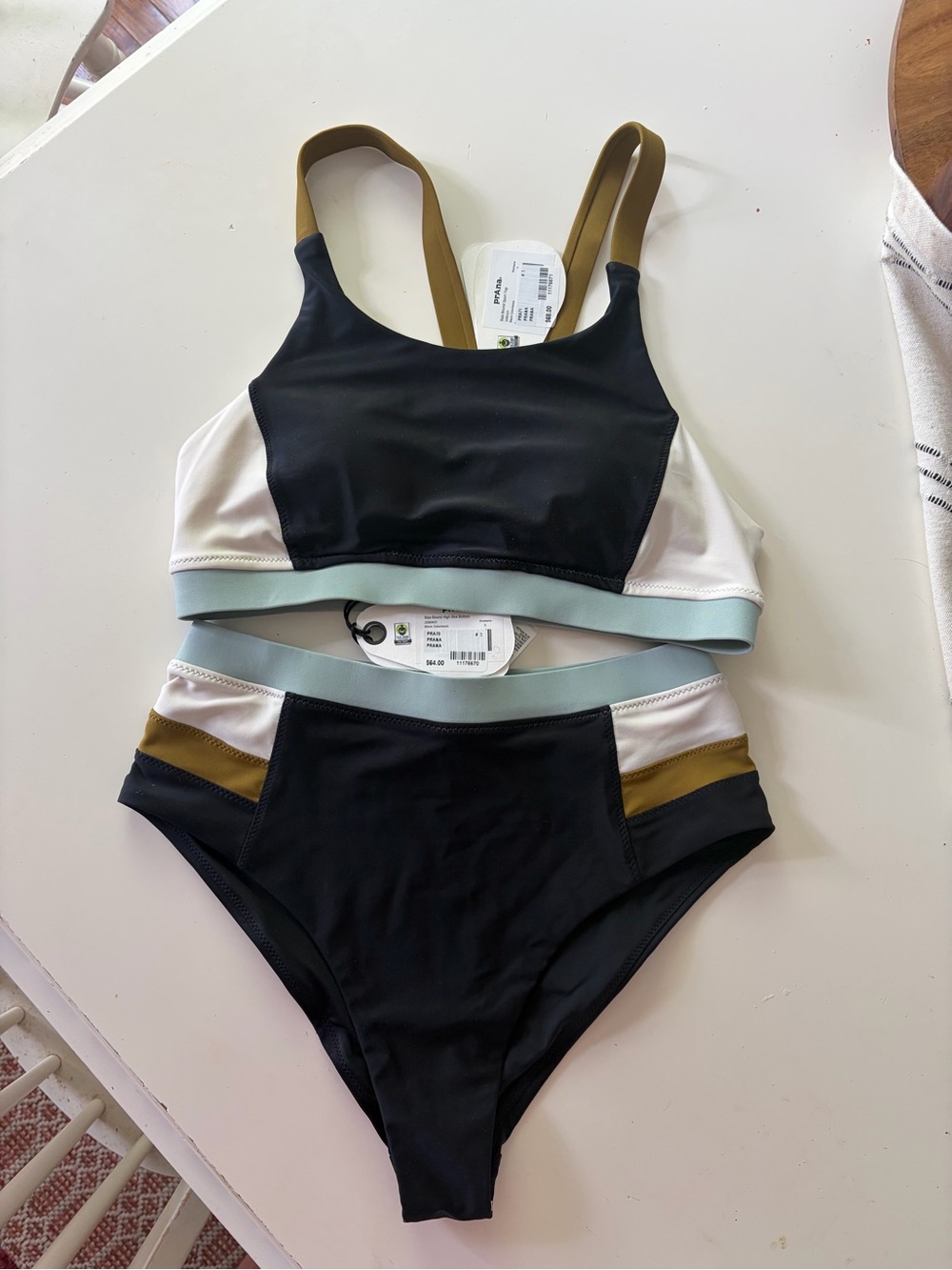 Prana Baja Bound High-Waist Bikini Set